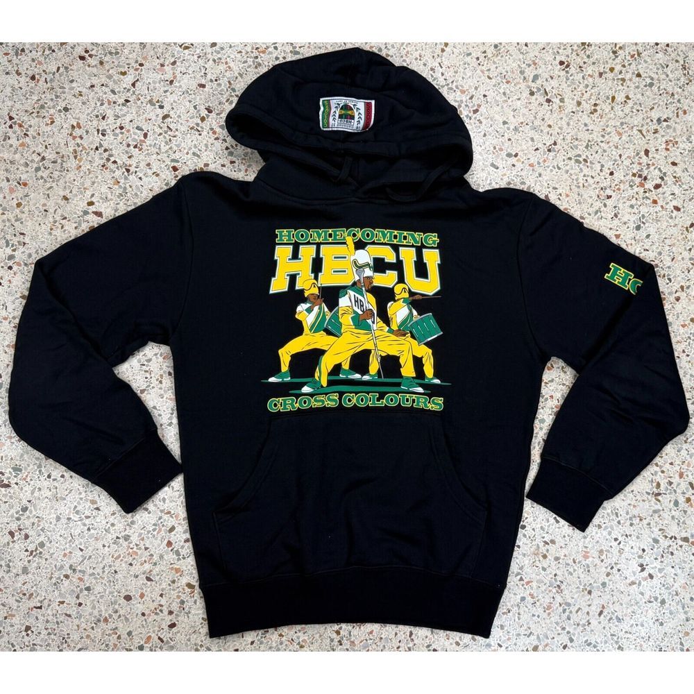 Cross Colours HBCU Homecoming Hoodie Size Small‎